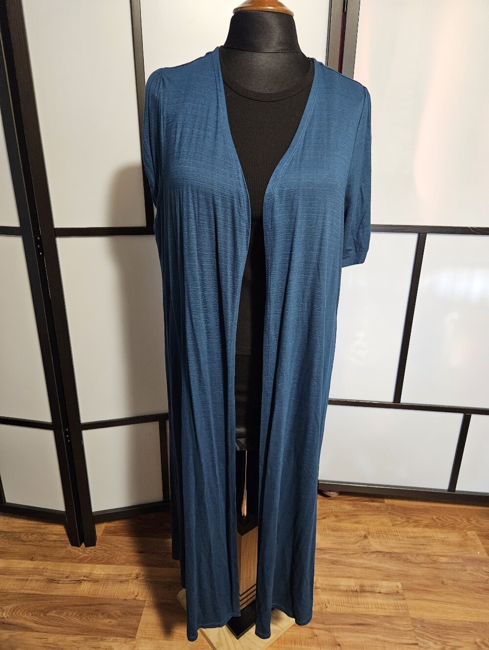 NWT Torrid Teal-Blue Long Open-Front Cardigan - Xl